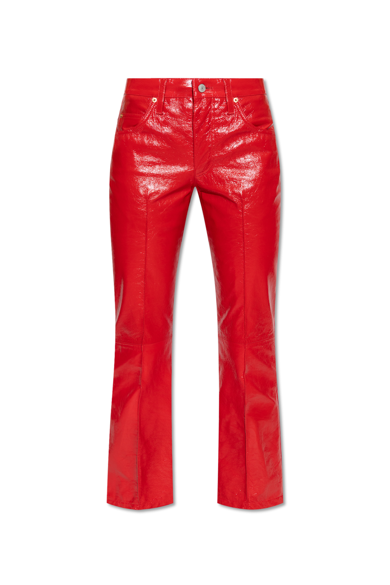 Msgm leather hot sale pants